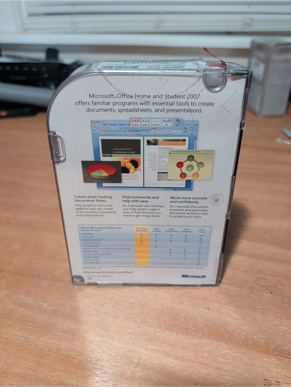 Microsoft product physical